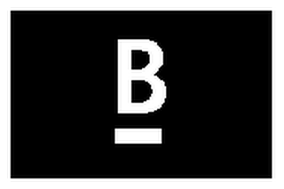 B logo