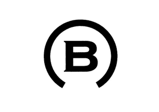 B logo