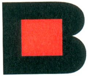 B logo