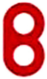 B logo