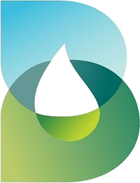 B logo