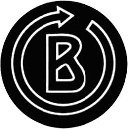 B logo