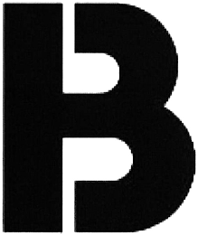 B logo