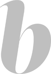 B logo