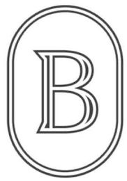 B logo