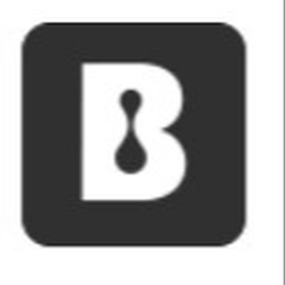 B logo
