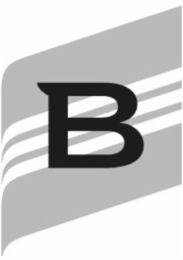 B logo