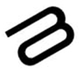 B logo