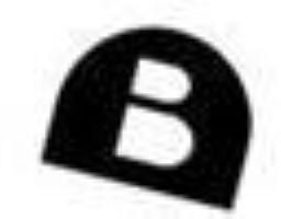 B logo