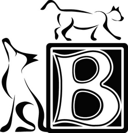 B logo
