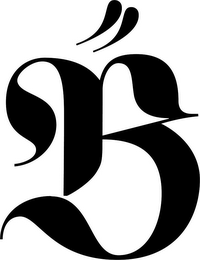 B logo