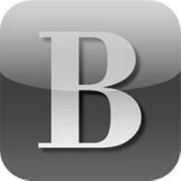 B logo