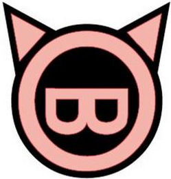 B logo