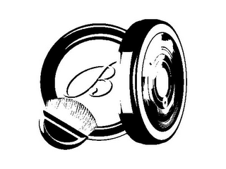 B logo