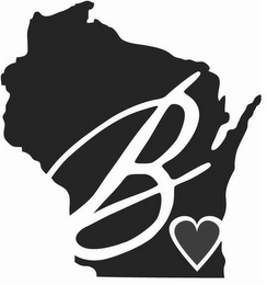 B logo