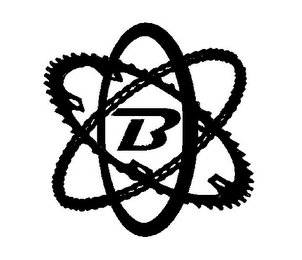 B logo