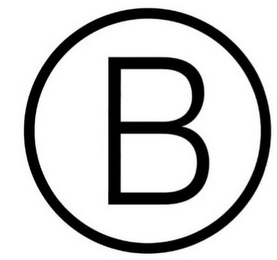 B logo