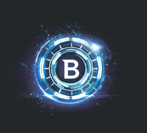 B logo