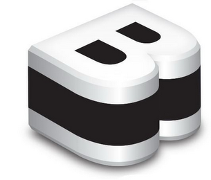 B logo