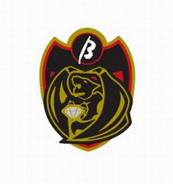 B logo
