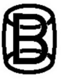 B logo