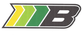 B logo