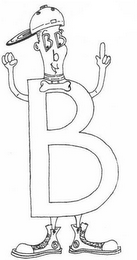 B logo