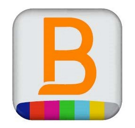 B logo