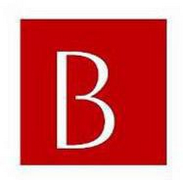 B logo