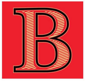 B logo