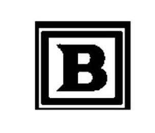 B logo