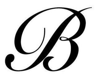 B logo