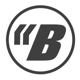 B logo