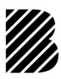 B logo
