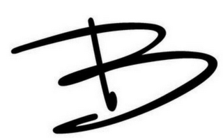 B logo