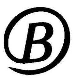 B logo