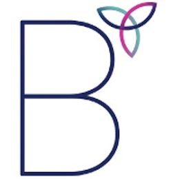 B logo