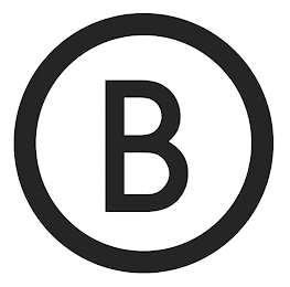 B logo