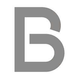 B logo