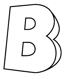 B logo