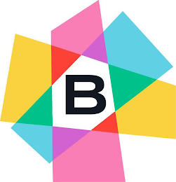 B logo