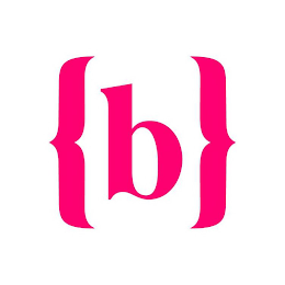 {B} logo