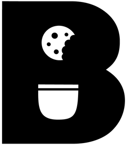 B logo