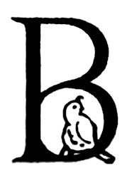 B logo