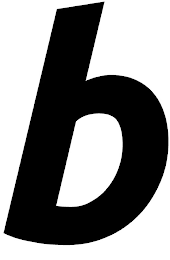 B logo