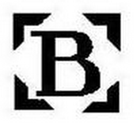 B logo
