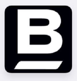 B logo