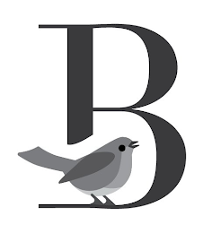 B logo