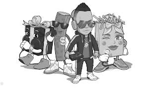 $ B logo