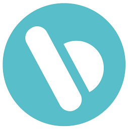 B logo